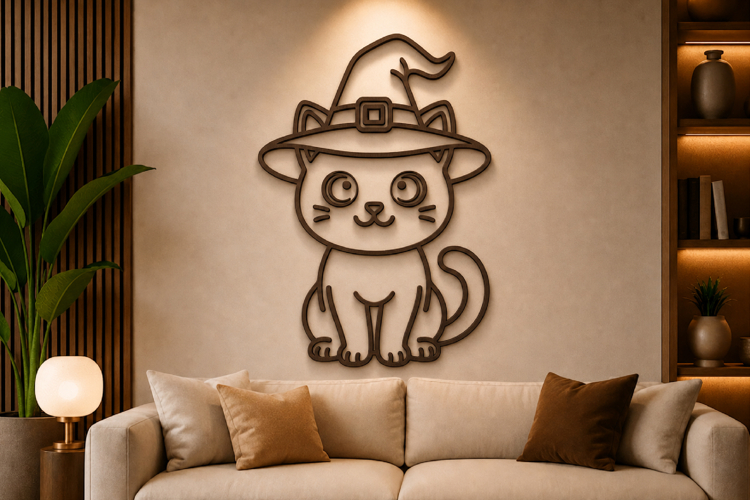 Spooky Cat Svg Image 3