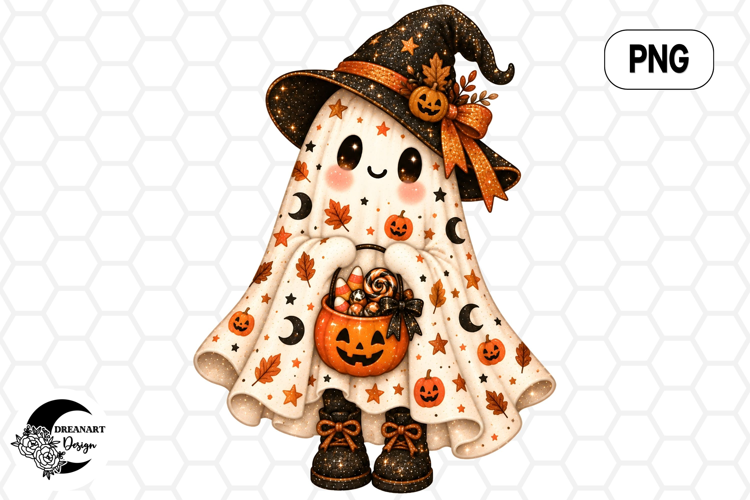 Halloween Witch Ghost PNG