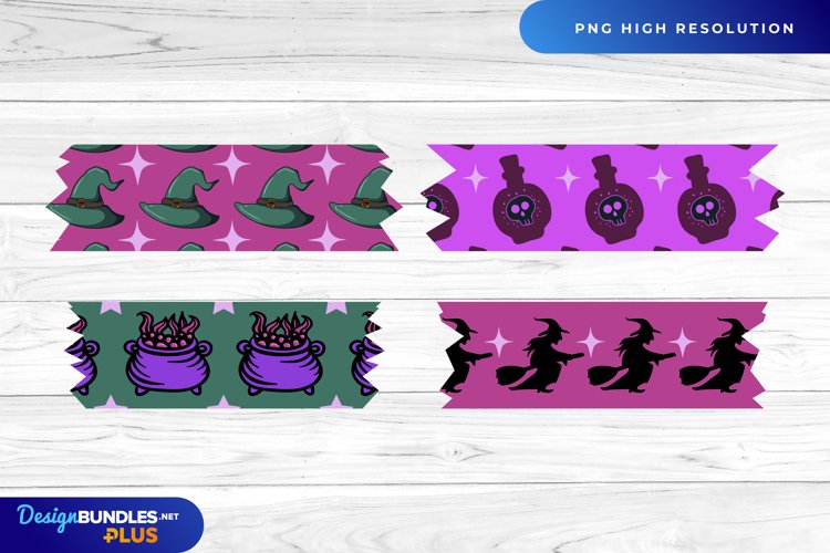 Halloween Witch Patterned Tape example image 1