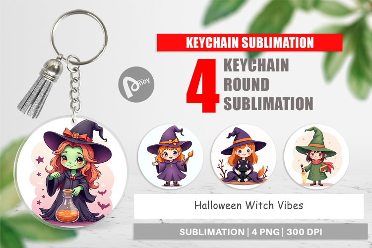 Keychain Witch Vibes