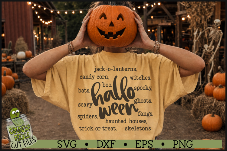Halloween Words SVG