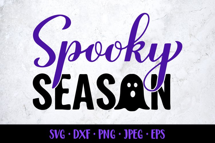 Spooky season SVG. Funny Halloween quote. Shirt design