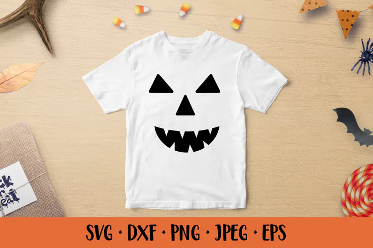 Halloween Pumpkin Face SVG. Laughing Jack o Lantern 005