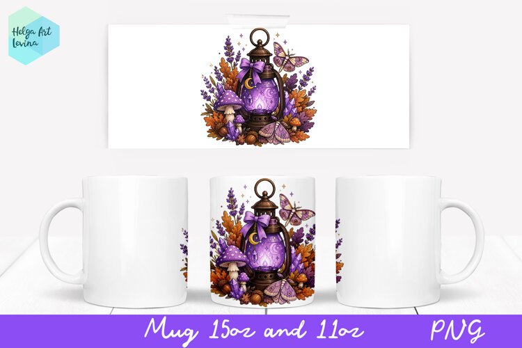 Halloween Mug Sublimation 11OZ and 15OZ example image 1