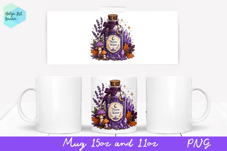 Halloween Mug Sublimation 11OZ and 15OZ example image 1