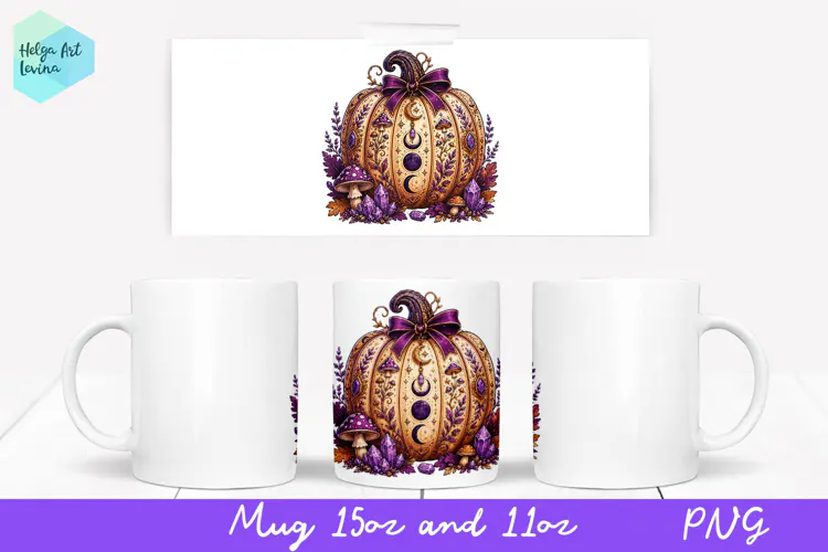 Halloween Mug Sublimation 11OZ and 15OZ