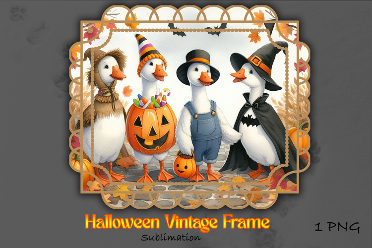Halloween Vintage Frame