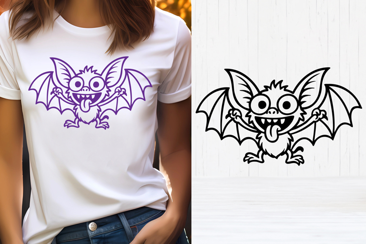 Scary Halloween bat SVG design | Halloween SVG
