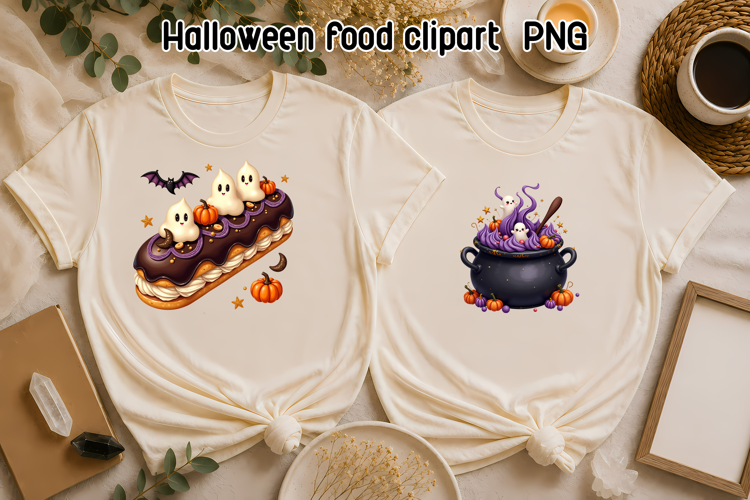 Halloween Bakery Dessert Sublimation PNG