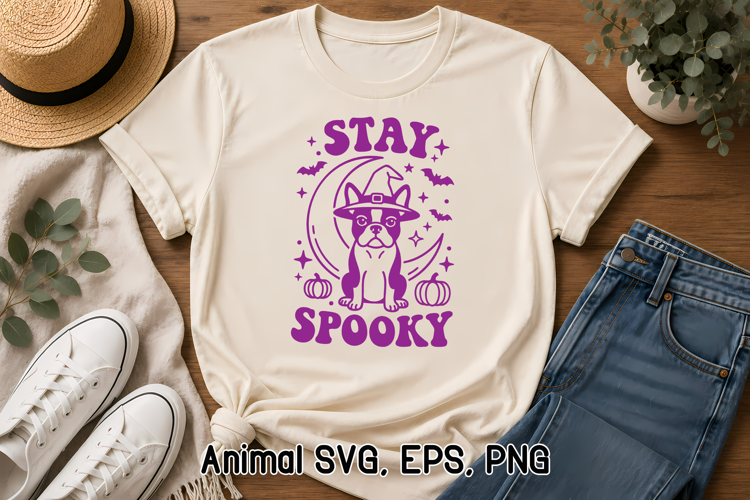 Stay Spooky Dog SVG | Halloween Dog Clipart