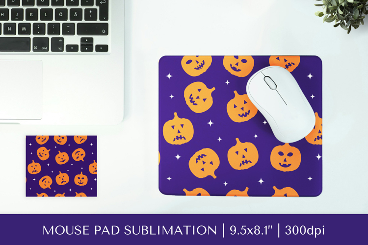 Halloween mouse pad sublimation design 03