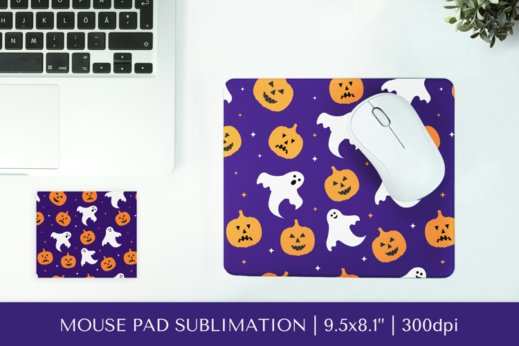 Halloween mouse pad sublimation design 06