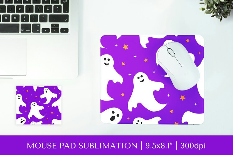 Halloween mouse pad sublimation design 10 example image 1