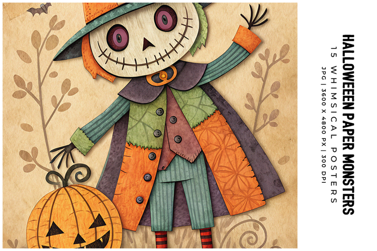 Halloween Paper Monsters