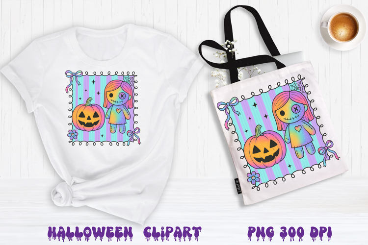 Iridescent Halloween clipart | Halloween sublimation