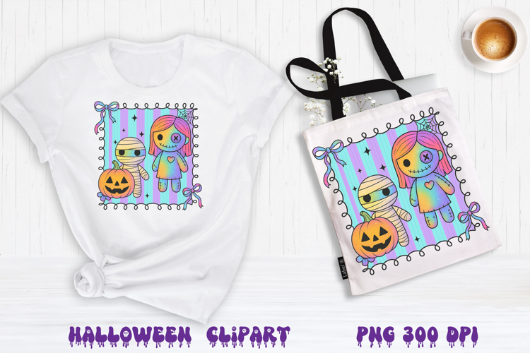 Iridescent Halloween clipart | Halloween sublimation
