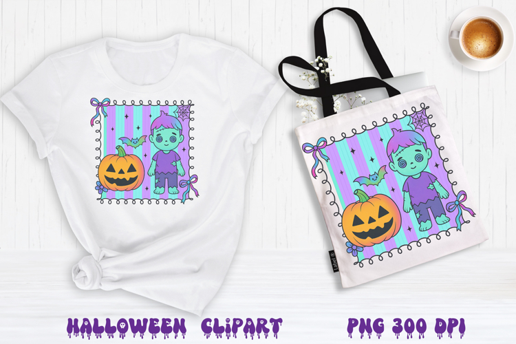 Iridescent Halloween clipart | Halloween sublimation