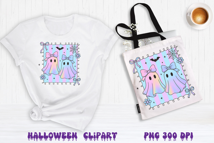 Iridescent Halloween clipart | Halloween sublimation
