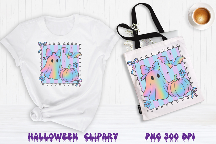 Iridescent Halloween clipart | Halloween sublimation