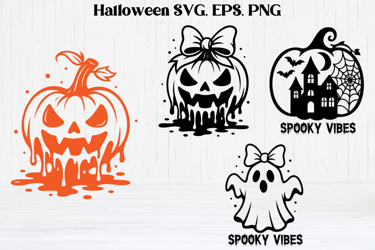 Pumpkin Silhouette SVGs Image 4