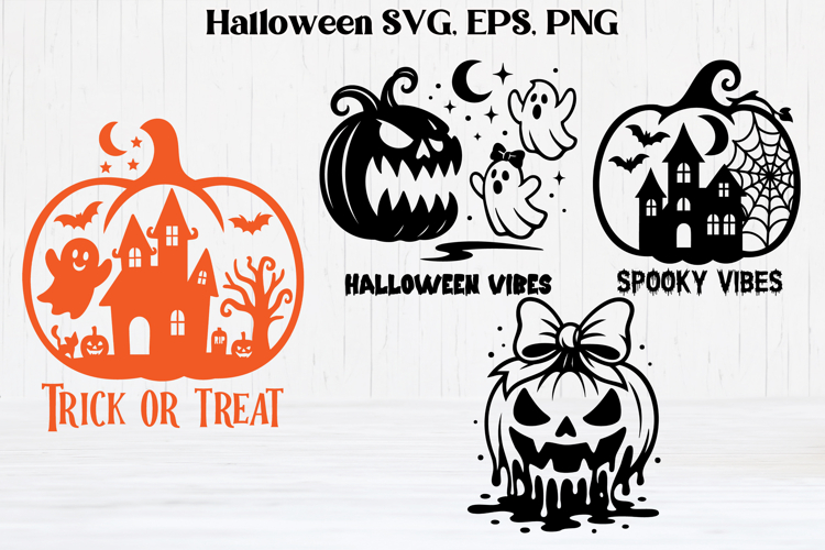 Pumpkin Silhouette SVGs Image 5