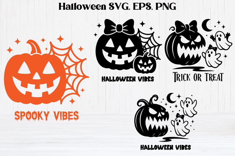 Pumpkin Silhouette SVGs Image 3