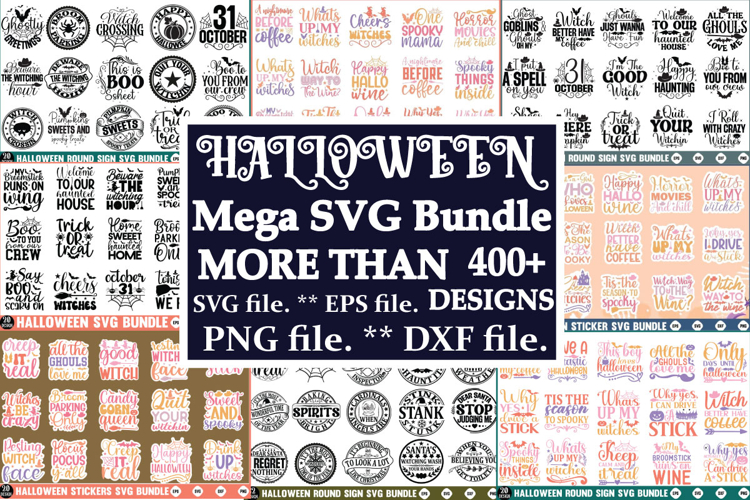 Big 400 Big Bundle Halloween Mega Bundle Farmhouse Design