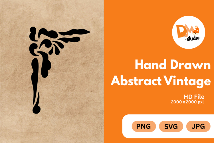 Hand Drawn Abstract Vintage