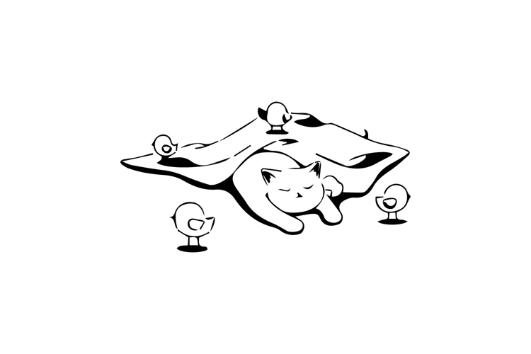 Cute Cat Illustration Image 2