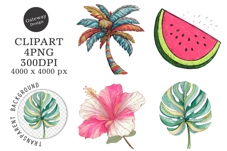 Summer Beach Clipart Image 3