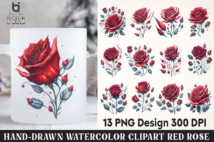 Red Rose Clipart Image 4