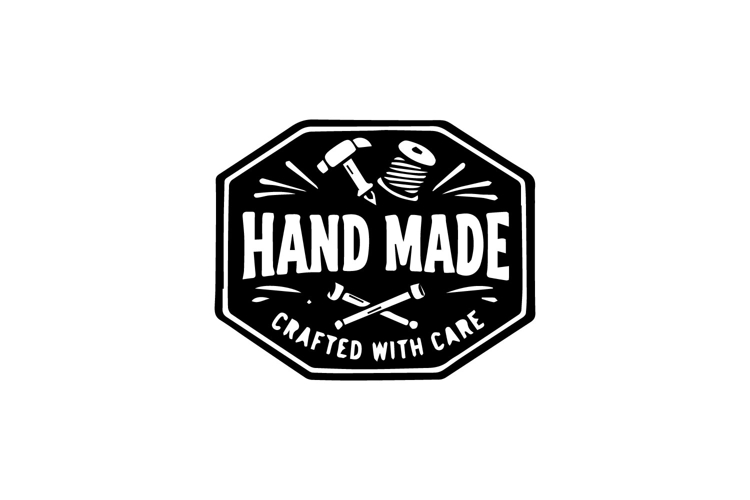 Hand Made Octagonal Badge Logo Design
