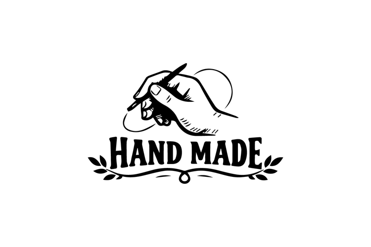Hand Made Vintage Craft Logo Design