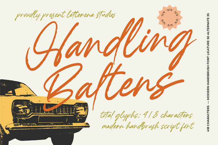 Handling Baltens - Modern Handbrush Script