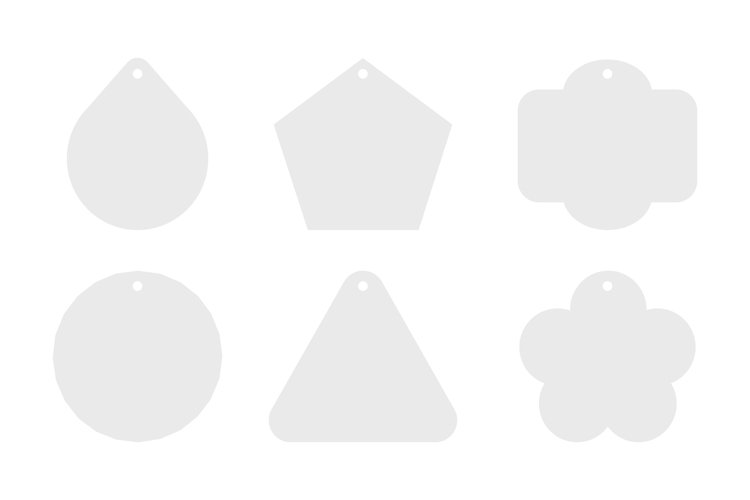 Set of Blank Paper Hanging Tags