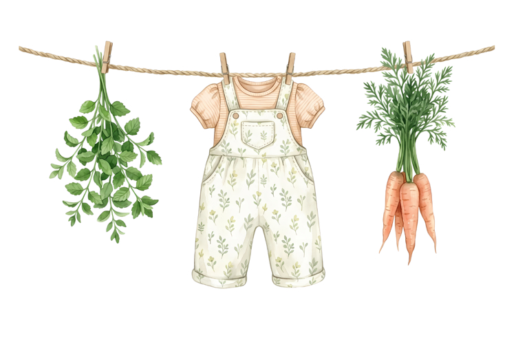 Hanged Baby Clothe Png| Localy Grown Png