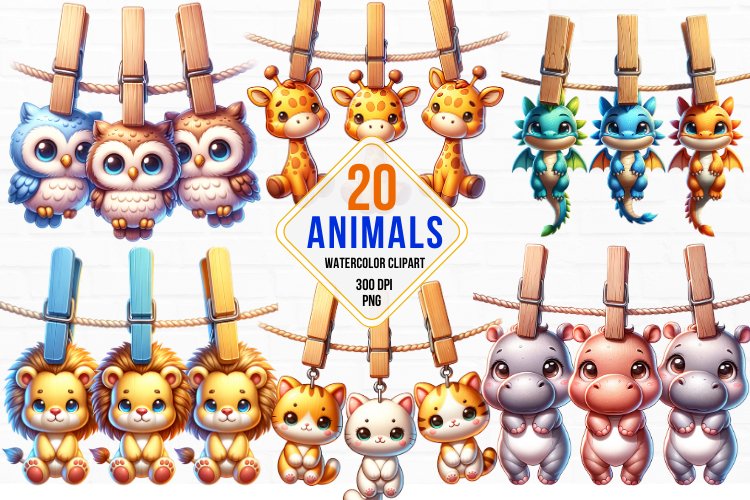 Cute Animals Clipart Image 8