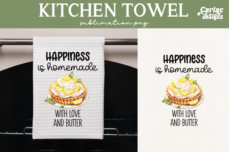 Happiness is Homemade, Lemons Kitchen Towel