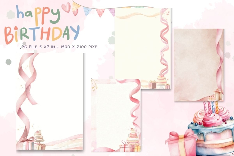 Birthday Card SVGs Image 5