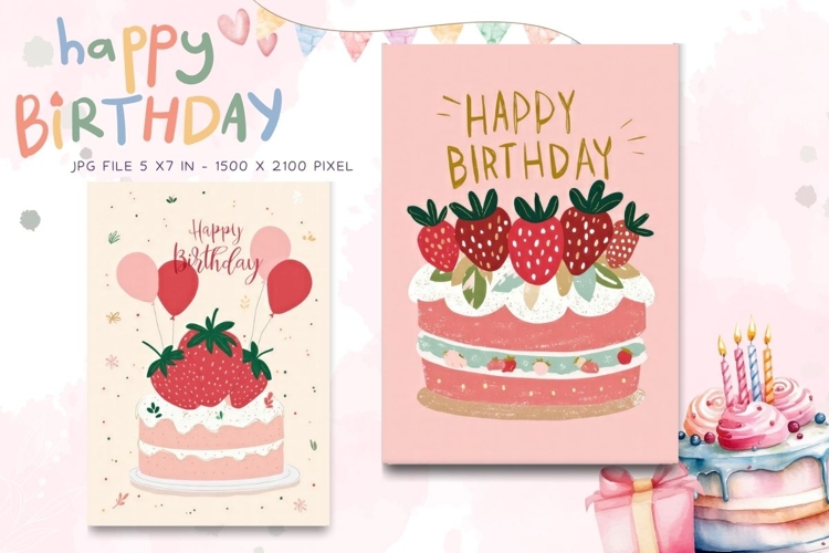 Birthday Card SVGs Image 3