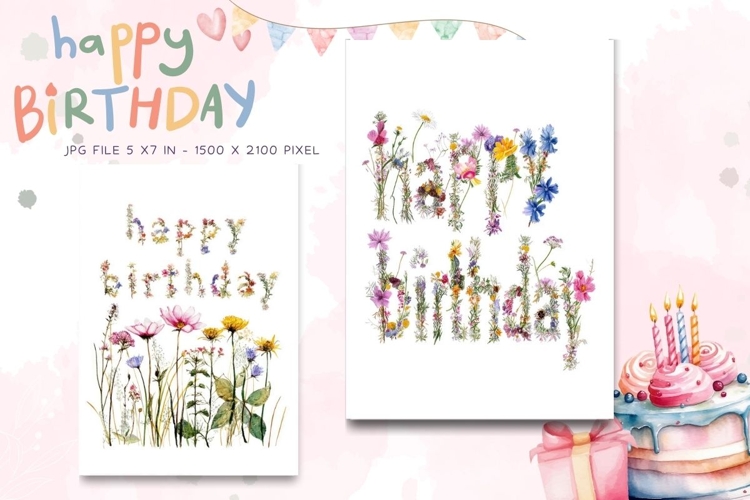 Birthday Card SVGs Image 2