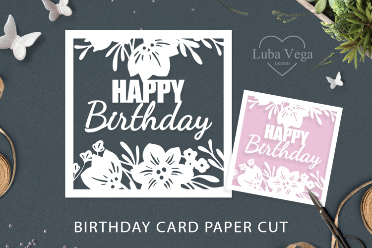 Birthday Card SVGs Image 6