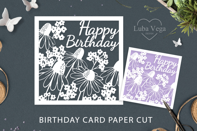 Birthday Card SVGs Image 4