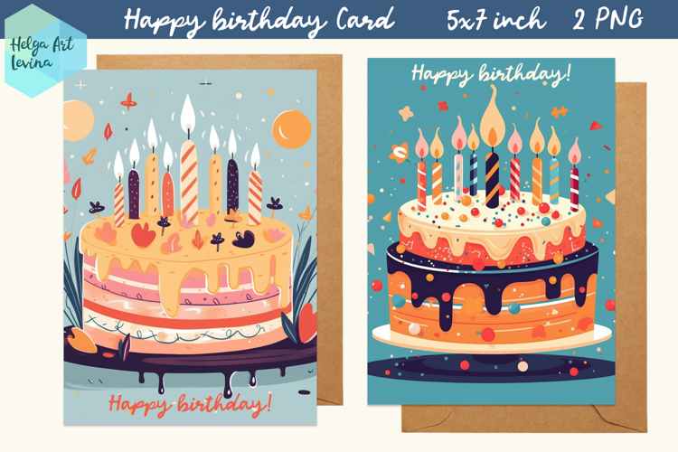 Happy Birthday Card Printable PNG