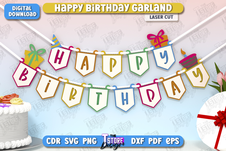 Happy Birthday Banner Clipart Image 7