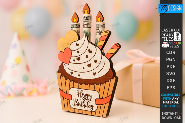 Birthday Cake SVG Image 4
