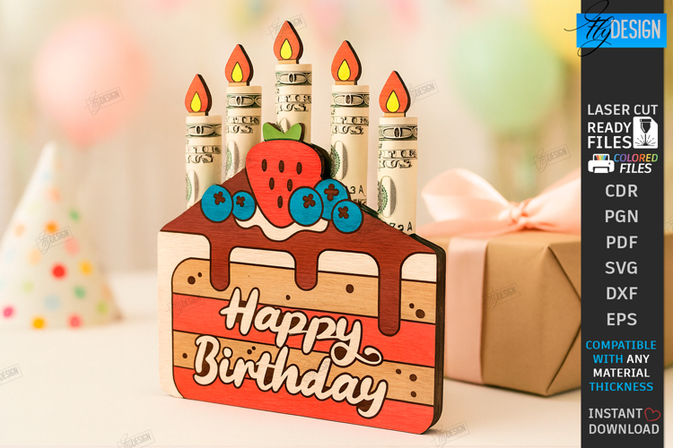 Birthday Cake SVG Image 3