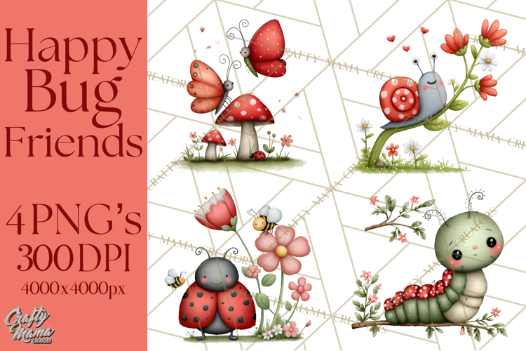 Cute Ladybugs Clipart Image 14