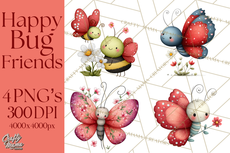 Cute Ladybugs Clipart Image 19