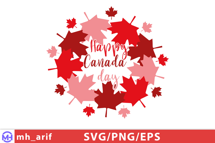 Happy Canada Day PNG SVG T-shirt Design